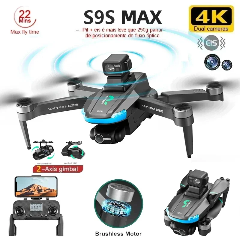 NOWOŚĆ S9S MAX MINI Drone 4K 2 – Drone Lidar recenzja i cena