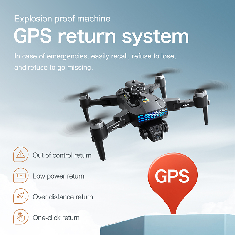 Nowy dron RC XT555 GPS z profe – Drone Multispectral recenzja i cena