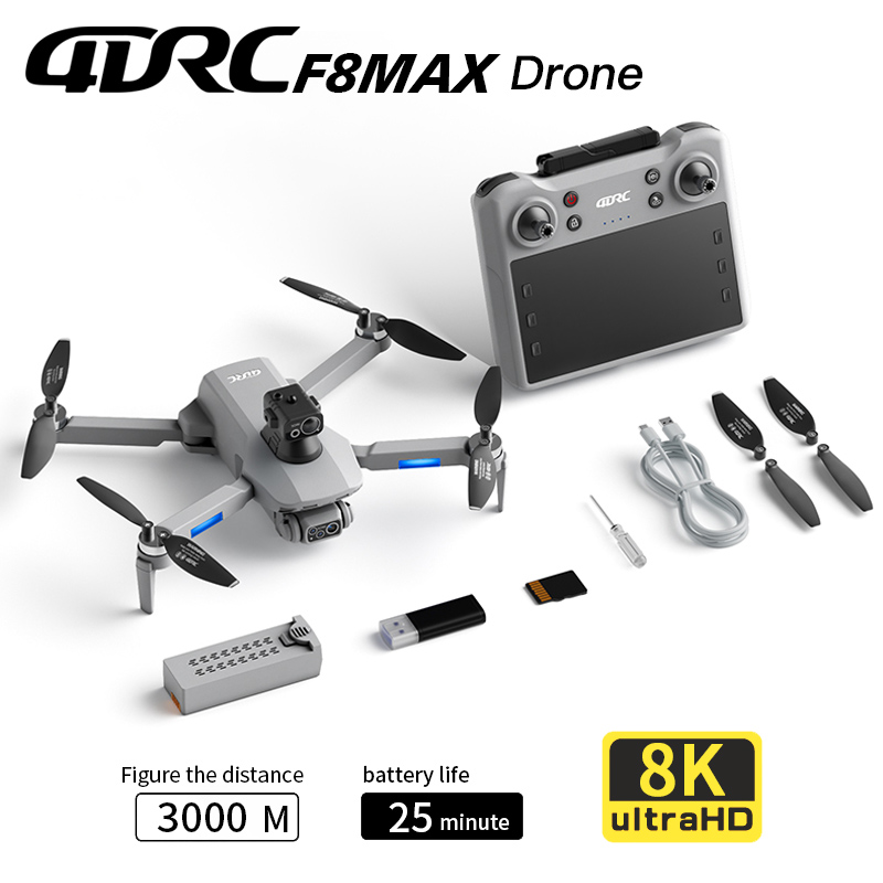 Dron F8 MAX GPS Profesjonalny  – Drone Lidar recenzja i cena